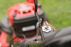 Key start lawn mower